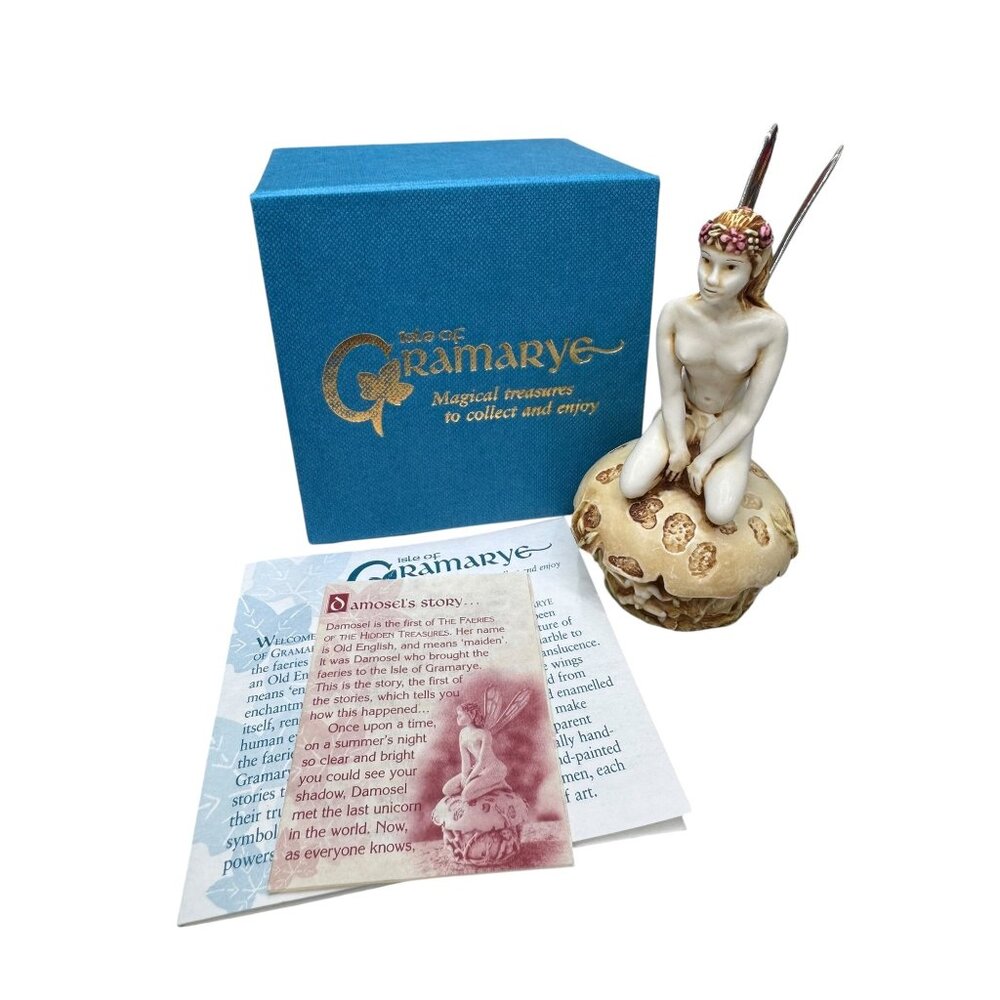 Damosel Keepsake Trinket Box Fairies Hidden Treasure Collection Figurine Fairy